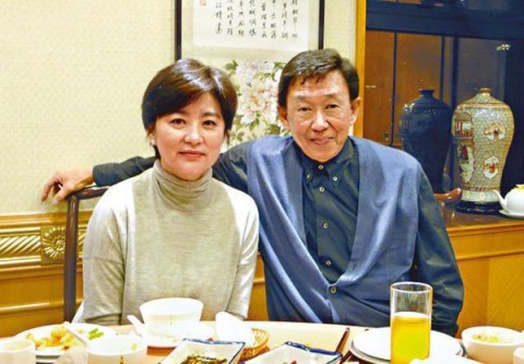 林青霞與董橋合影