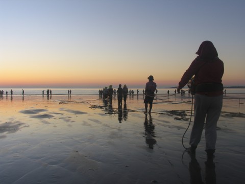 日出前的平潭龙凤头海滨