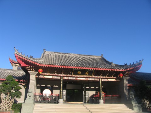 清晨的海坛古城