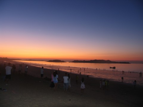 平潭坛南湾露营看日出