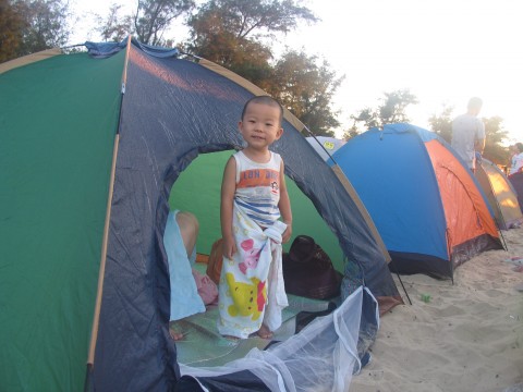 平潭坛南湾露营
